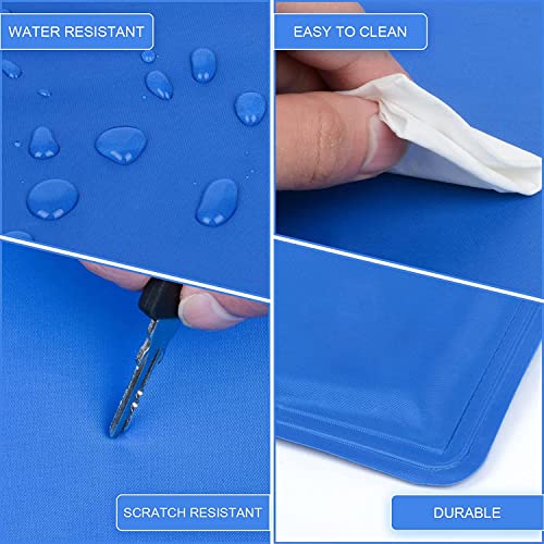 Dog Cooling Mat, Pressure Activated Pet Cooling Mat for Dogs and Cats, Non-Toxic Solid Self Cooling Gel Pad, No Water Electricity Or Refrigeration Needed - color: A