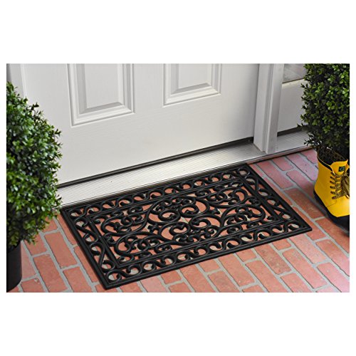 Calloway Mills 103651830 Chesapeake Rubber Doormat 18" x 30" - color: Chesapeake, size: 1'6" x 2'6" (Rectangular)