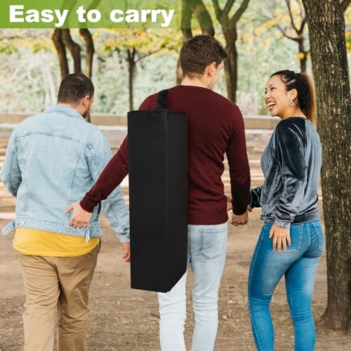 Cosmos Ladder Toss Game Set Carrying Case Outdoor Ladder Ball Set Storage Organizer Bag Portable Ladder Ball Shoulder Bag with Adjustable Strap, Foldable Sport Travel Carry Bag Duffle Bag