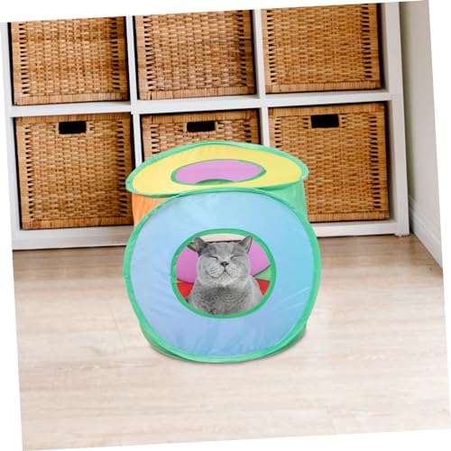 Kisangel Foldable Pet Tent for Dogs and Cats Outdoor Indoor Sun Shelter House Portable Easy Clean Non Woven Square Design for Travel Exhibitions and Home Use