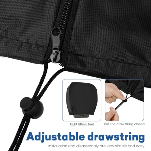 Hose Reel Cover Retractable, Wall Mounted Hose Reel Cover with Storage Bag Waterproof Sun Proof Hose Protector Reusable Covers for Outdoor Yard Lawn Accessory