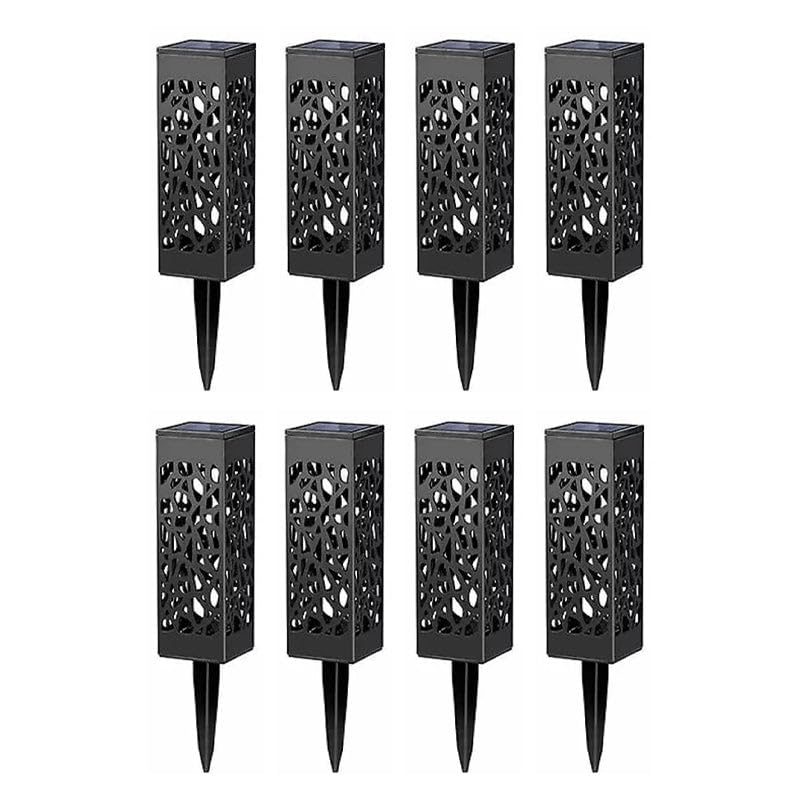 Outdoor Solar Ground Stake Light for Garden, Waterproof Solar Landscape Lighting for Pathway Garden Yard Path Walkway Driveway Lawn Patio Outside Decor, Warm White (8PCS) - color: 8PCS