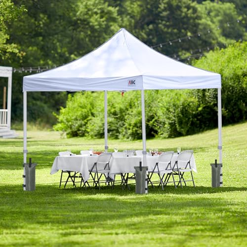 ABCCANOPY Canopy Weights Set of 4-120LBS Sand Bags for Pop up Tent, Weight Bags for Outdoor Gazebo, Trampoline, Pergola, Gray (Without Sand) - color: Gray, size: 120lbs