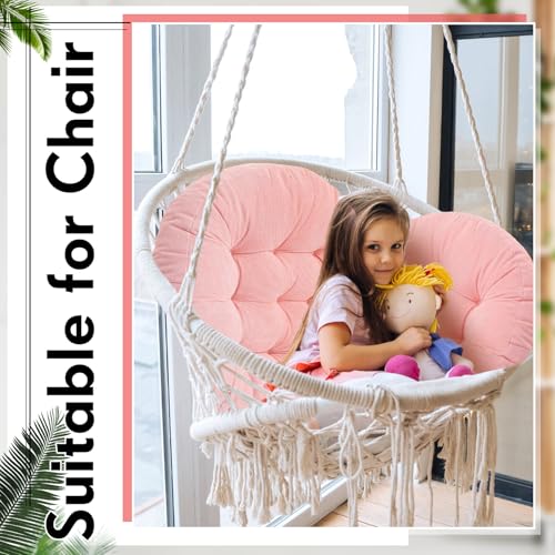 Jerify Floor Pillow Cushions Large Round Square Large Meditation Floor Pillow for Classroom Adult Meditation Picnic Party Seating Learning Daycare School(Round,Pink,4 Pcs) - color: Light Pink, size: Round