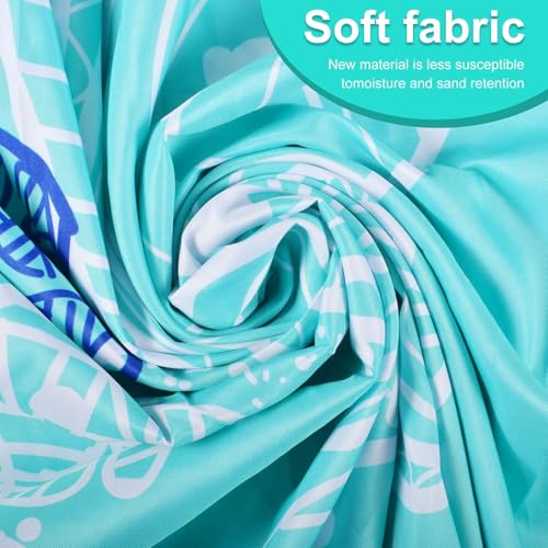 Beach Blanket Waterproof Sandproof Beach Mat Sand Free Beach Essentials for Picnic Party Travel Camping Hiking - 79" X 83"