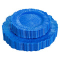 DaYammi 60Pcs Blue Plastic Plates - Sapphire Blue Plates Disposable & Reusable - Heavy Duty Plastic Plates for Party Including 30 Dinner Plate,30 Dessert Plate for Weddings,Dinner - color: Sapphire Blue
