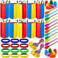 Yunsailing 40 Pieces Potato Sack Race Bags Large Bags Lawn Outdoor Games Party Games for Kids School Adults Family Backyard Party Birthday Outside Egg Spoon Race Easter - color: Rainbow