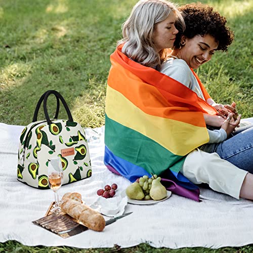 BALORAY Lunch Bag for Women Men Insulated Lunch Box for Adult Reusable Lunch Tote Bag for Work, Picnic or Travel - color: Avocado, size: M
