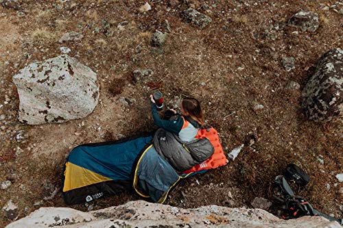 Sierra Designs Backcountry Bivy Bag for Backpacking, Camping, Bikepacking and Mountaineering, Ultralight, Minimalist Waterproof/Breathable Top Fabric
