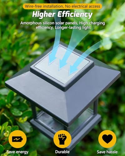 16-Pack Solar Lights Outdoor (Extra-Bright & Auto On/Off), Solar Powered Garden Lights, Outdoor Waterproof Solar Pathway Lights for Patio, Path, Yard, Landscape, Driveway, Walkway Decor (Warm White) - size: 16 Pack