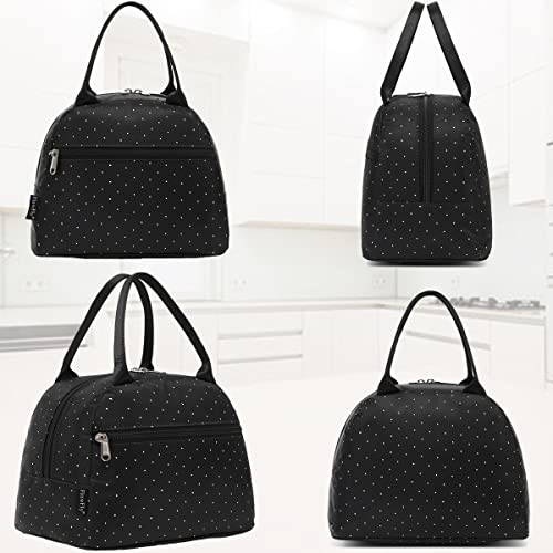FlowFly Insulated Lunch Cooler Bag - Tote Bag Organizer for Women/Men, Dot - color: Dot