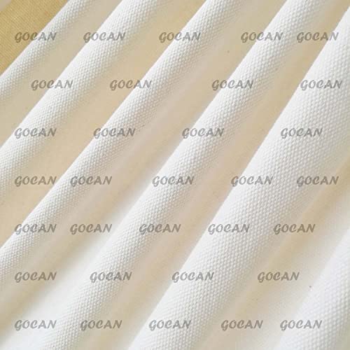 GOCAN Brazilian Double Hammock 2 Person 330X150cm Load 500Pound Cotton Hammock for Patio Porch Garden Backyard Lounging Outdoor and Indoor (Beige) - color: Beige, size: XX-Large