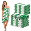 12 Pack Turkish Beach Towel 36"x71" Extra Large Beach Towels Sand Free Bath Towels Adults Lightweight Quick Dry Pool Towels Green - color: Green, size: 12 Pack