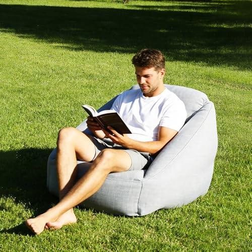 Inflatable Couch Sofa for Adult,Blow Up Chair,Camping Lounger Air Couch for Indoor&Outdoor with Removable Washable Cover (Gray) - color: Grey