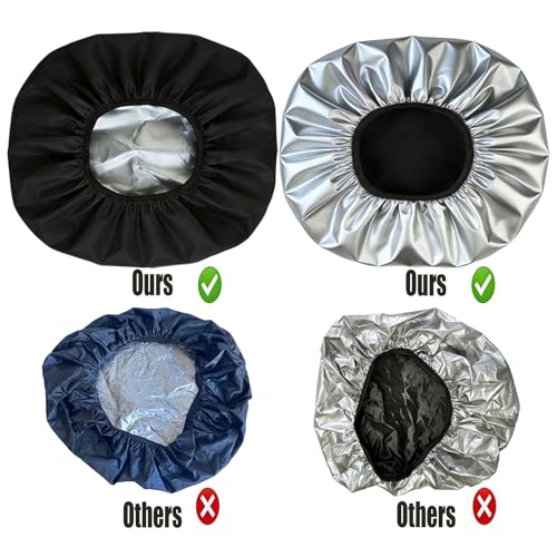 Hose Cover - Garden Hose Reel Cover(Fits 5/8" x 50-100ft), Protect & Extend Life, Sun-Proof, Waterproof, Dustproof, Heavy Duty 420D Oxford Spun Cloth, Double-sided Material, Hose Covers for Outside - color: Oxford-for Hose 5/8 in. x 50-100ft