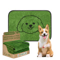 Qeils Reusable Puppy Pads, Washable Pee Pads for Dogs 2 Pack Durable Absorbent Leakproof Dog Training Pads for Home or Travel, Non-Slip Wee Wee Pads Potty Pads 18"x24" - size: 18"x24"(Pack of 2)