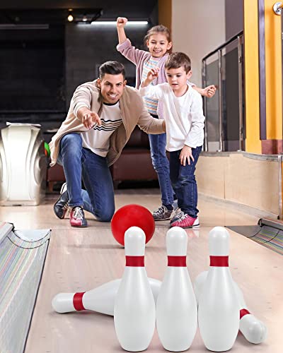 Phobby Kids Bowling Set with 10 Soft Foam Bowling Pins & 2 Balls, Indoor Outdoor Bowling Toys for Toddlers 3-8 Years Old