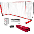 PowerNet Soccer Goal for Backyard, 3Mx2M / 6x4 / 8x4 / 12x6 / 14x7 /18.5x6.5 / 21x7 / 24 x 8 Portable Soccer Net, Sports & Outdoors Training Equipment, Quick Setup 1 Goal & Zipper Storage Bag - style: 14 x 7 FT