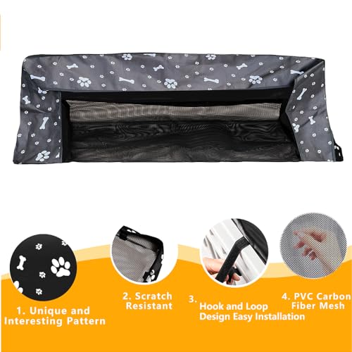 Dog Playpen Mesh Top Cover for 36" Inch Pet Playpen with 4 Panels, Dog Crate Cover Pet Tent Puppy Play Pen Cover, Ideal for Indoor/Outdoor Use. Note: Playpen Not Included (Black) - color: Black