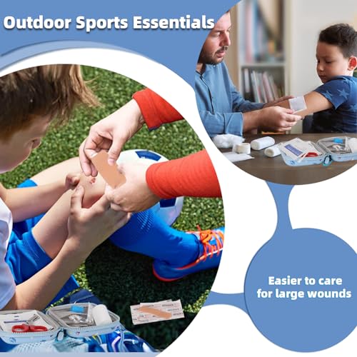 Small-First-Aid-Kit-for-Home-Car-Travel-Camping-Hiking-Kids, Mini Cute Portable Medical Emergency Kits Fits into a Purse, Diaper Bag & Backpack, Travel Must Have