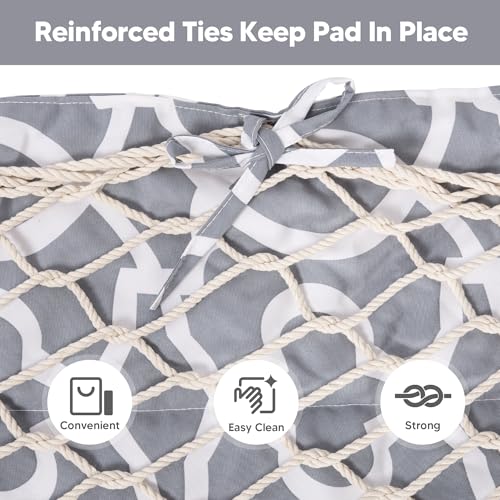 SUNCREAT Outdoor Portable Hammock Pad, 2 Person Polyester Hammock Pad, Gray - color: Grey