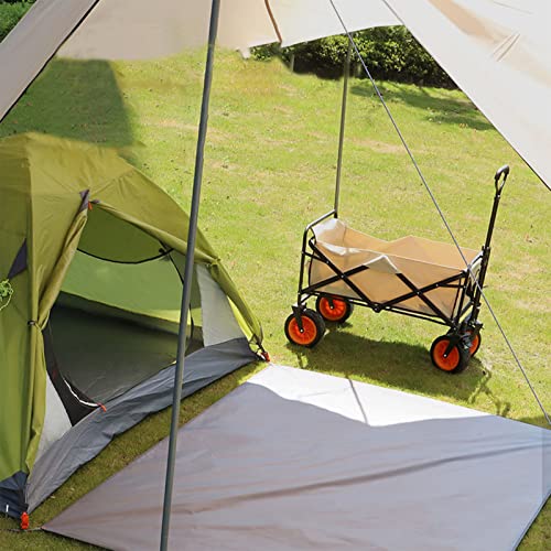Tent Footprints Outdoor Camping Tent Floor Mat Moisture Proof Ground Sheet 210D Oxford Cloth Ultralight Waterproof Wear-Resistant Multi-Purpose Shading Trap with Tent Stakes - size: 300*300cm (9.84*9.84 FT)