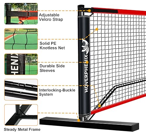 Pickleball Net for Driveway, Portable Pickleball Net System with Regualtion Size 22FT Pickle Ball Net, Outdoor Pickleballs, Carry Bag, Weather Resistant Metal Frame - style: Pickleball set with net