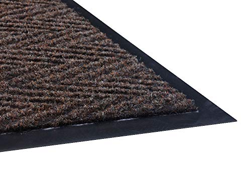 Guardian - 20523 Golden Series Chevron Indoor Wiper Floor Mat, Vinyl/Polypropylene, 3'x10', Blue - color: Blue, size: 3' x 10' (Rectangular)