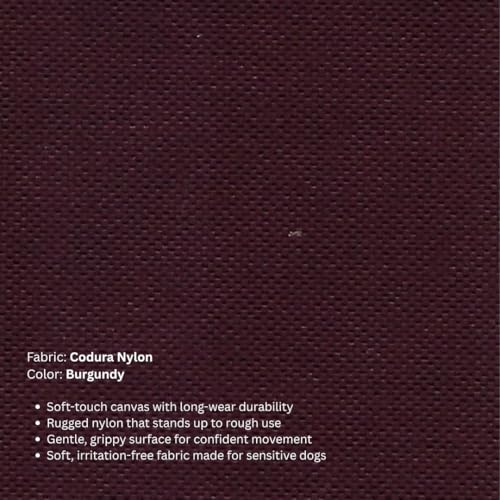 Kuranda Chewproof Elevated Pet Bed - Almond PVC - 25" x 18" - Cordura Nylon - Burgundy - color: Burgundy, size: 25" x 18" - Almond PVC