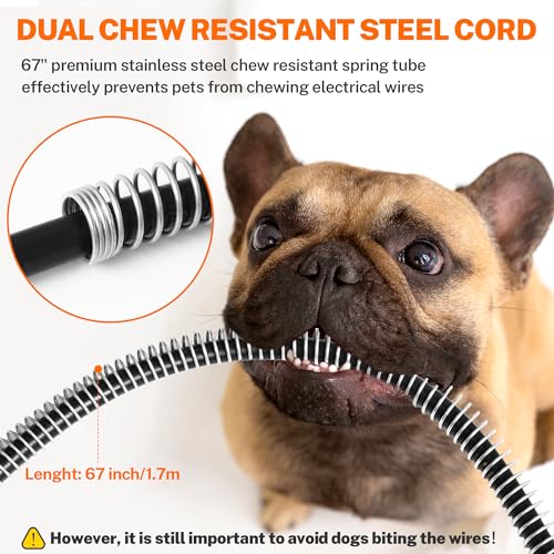 Toozey Outdoor Pet Heating Pad 28x16in, Extremely Waterproof Heated Bed for Dogs and Cats, Thermostatic Control, Chew-Resistant Cord, Soft Electric Blanket with Overheat Protection - size: M: 28" x 16"