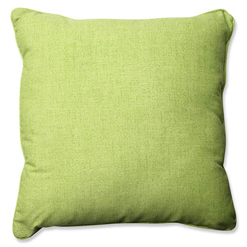 Pillow Perfect Pompeii Solid Indoor/Outdoor Floor Pillow Plush Fill, Weather and Fade Resistant, Floor - 25" x 25", Green, - color: Green Baja Linen Lime, size: Floor - 25" x 25"