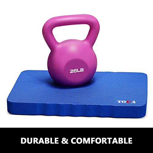 TOUA Garden Kneeling Pad, Kneeling Mat for Gardening, Bath Kneeler for Baby Bath, Large Support Knee 17.8x11x1.4 Thick High Density Foam Protective Knee, Knee Pads for Gardening, Planting Blue 2 Pack - color: Blue, size: Large - 2 Pack