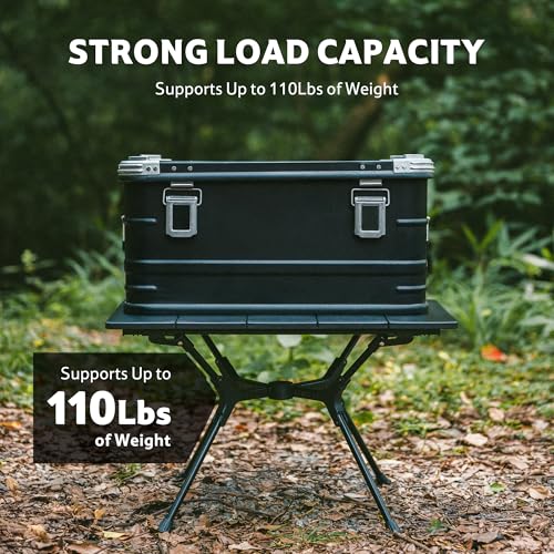 Naturehike YL01 Portable Camping Table, Lightweight Folding Backpacking Table for Hiking, Tailgating, Picnics, Beach, Travel