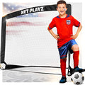 NET Playz 4ftx3ft Easy Fold-Up Portable Training Soccer Goal, 36" D x 48" W x 36" H - style: Single