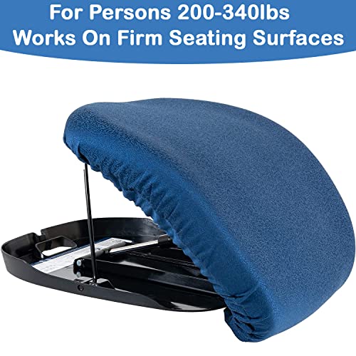 Carex Upeasy Seat Assist Plus - Portable Self-Powered Lifting Seat Cushion for Chairs, 70% Weight Support up to 340 lbs. - Lift Assist for Seniors and Mobility Support - style: Wt Cap: 200 lbs - 340 lbs