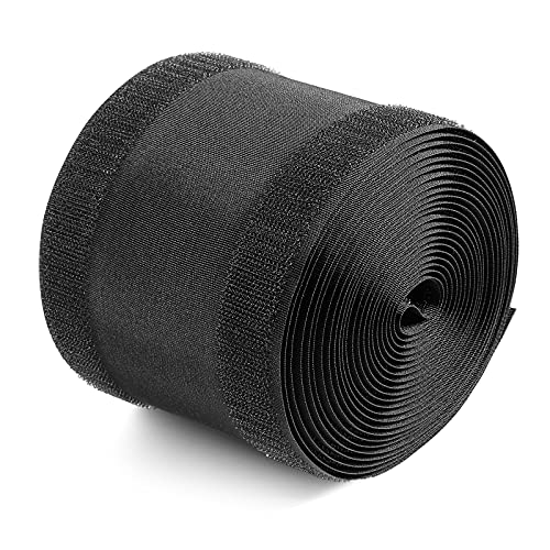 Syhood Cord Cover Floor Cable Protector Carpet Wire Cover Floor Cable Management for Office Carpet Organized and Protect(4 Inch X 30 Feet,Black) - color: Black, size: 4 Inch X 30 Feet