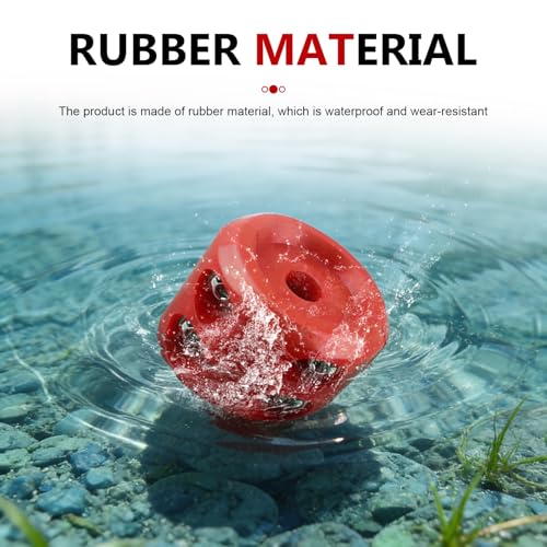 Car Winch Cable Hook Stopper, Rubber Winch Cable Protector with Allen Wrench, Line Saver for Wire & Synthetic Rope, Towing Hook Accessory for ATV UTV Truck SUV (Red) - color: Red