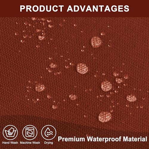 Dog Bed Covers Replacement Washable, Waterproof Dog Bed Cover with Zipper, 30Lx20Wx3H inch Durable Oxford Pet Bed Cover for Outdoor/Indoor Use, Cover Only, Tangerine - color: Tangerine, size: 30*20*3 inch