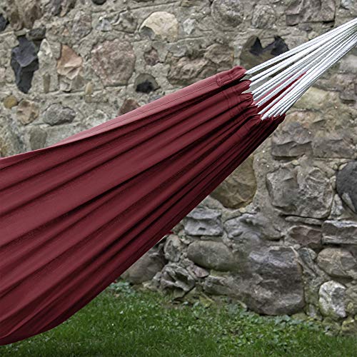 Vivere Double Brazilian Polyester Hammock (Hot Pink) - color: Hot Pink
