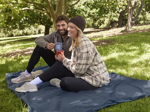 AlphaBeing Inflatable Lounger and Waterproof Wool Outdoor Blanket