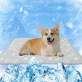 MH MYLUNE HOME Self Cooling Mat for Dog, 28”x39”Cool-Chill Cooling Fiber & Endothermic Color Changing Pet Cooling Pad, Foldable & Washable Non-Toxic Summer Pet Blanket - size: Large: 28"x39"