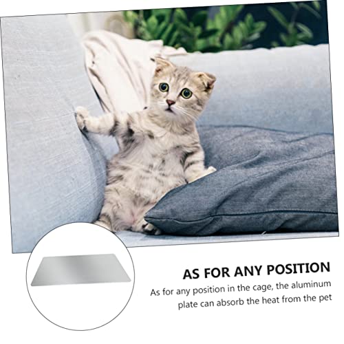Happyyami Cooling Mat for Dogs and Cats Reusable Aluminum Pet Bed Pressure-Activated Cooling Pad for Summer Relief Smooth Surface Lightweight and Portable