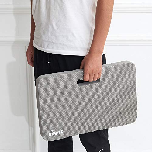 Dimple Kneeling Pad, High Density Thick Foam Comfort Kneeling Mats for Gardening, Yoga Exercise, Garden Cushions, Knee Pads - color: Grey, size: Single