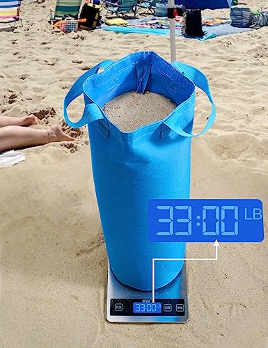 120LBS Extra Large Heavy Duty Canopy Weights Sand Bags for Ez Pop Up Canopy Tent Gazebo Outdoor Instant Sun Shelter Patio Umbrella, Upgraded 5 Magic Sticks,2 Nylon Handles and Storage Bag, 4Pack - style: 4packs Blue