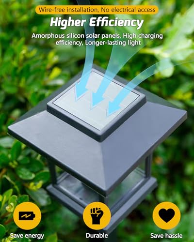 Albelt Solar Pathyway Lights Outdoor, 2 Pack Waterproof Solar Garden Lights with Auto On/Off, Landscape Lighting for Garden, Yard, Pathway, Patio, Driveway Decor - size: 2 Pack