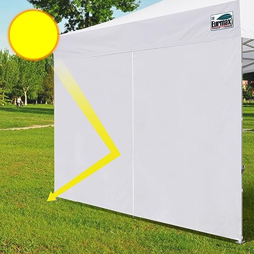 Eurmax USA 10FT Instant Canopy SunWall with Middle Zipper, Removeable Sidewall for Pop Up Canopy Tent,1 Pack Wall Only (Royal Blue) - color: royal blue, size: 10x6.7ft