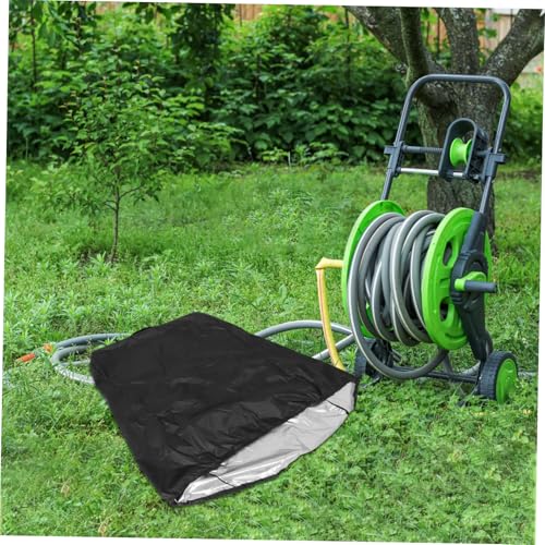 Hose Reel Cart Cover Heavy Duty Protector for Outdoor Lawn Patio Easy to Use against Rain and Dirt Convenient Storage