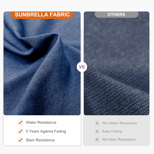 PURPLE LEAF 9' X 12' Cantilever Outdoor Patio Umbrella Large Heavy Duty 360° Rotation Double Top Offset Rectangular Umbrellas for Backyard Deck Pool, Spectrum Indigo - color: Spectrum Indigo, size: 9' X 12'