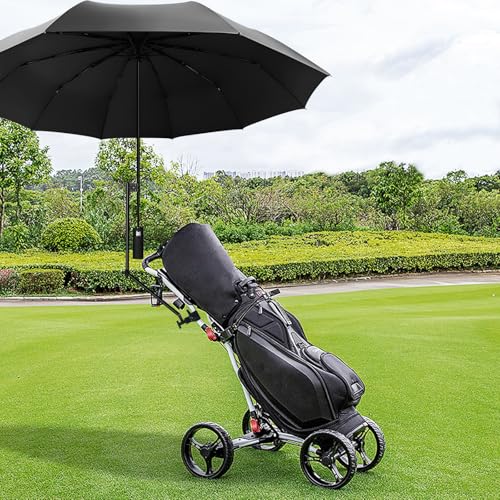 UPF 50+ Beach Umbrella with Adjustable Universal Clamp - style: Auto/XL