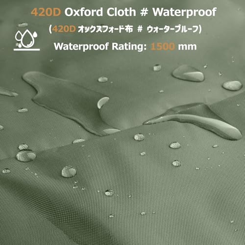 Azarxis Waterproof Camping Tent Tarp Hammock Rain Fly Footprint Ground Cloth Shelter Sunshade Beach Picnic Blanket Mat for Outdoor Camping Park Lawn - color: #01 Army Green, size: 8 X 7 Ft